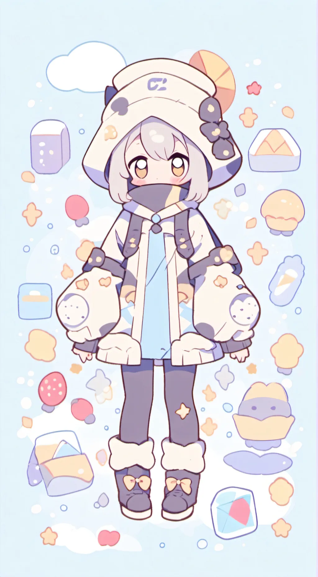 ai character: v and gs background