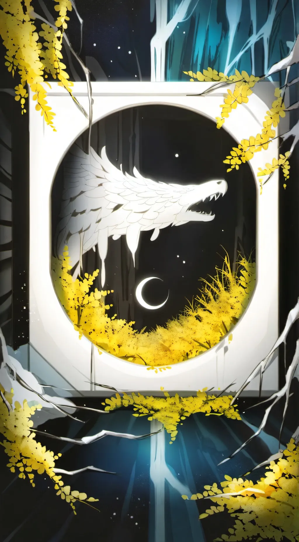 ai character: The black hole background