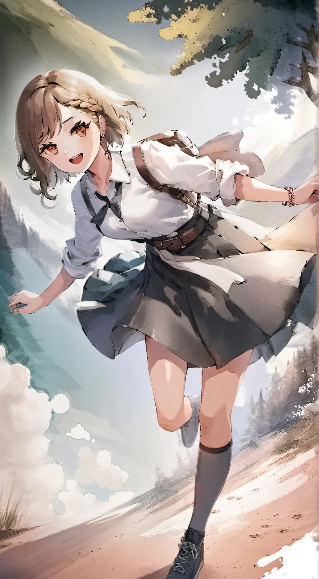 ai character: léa background