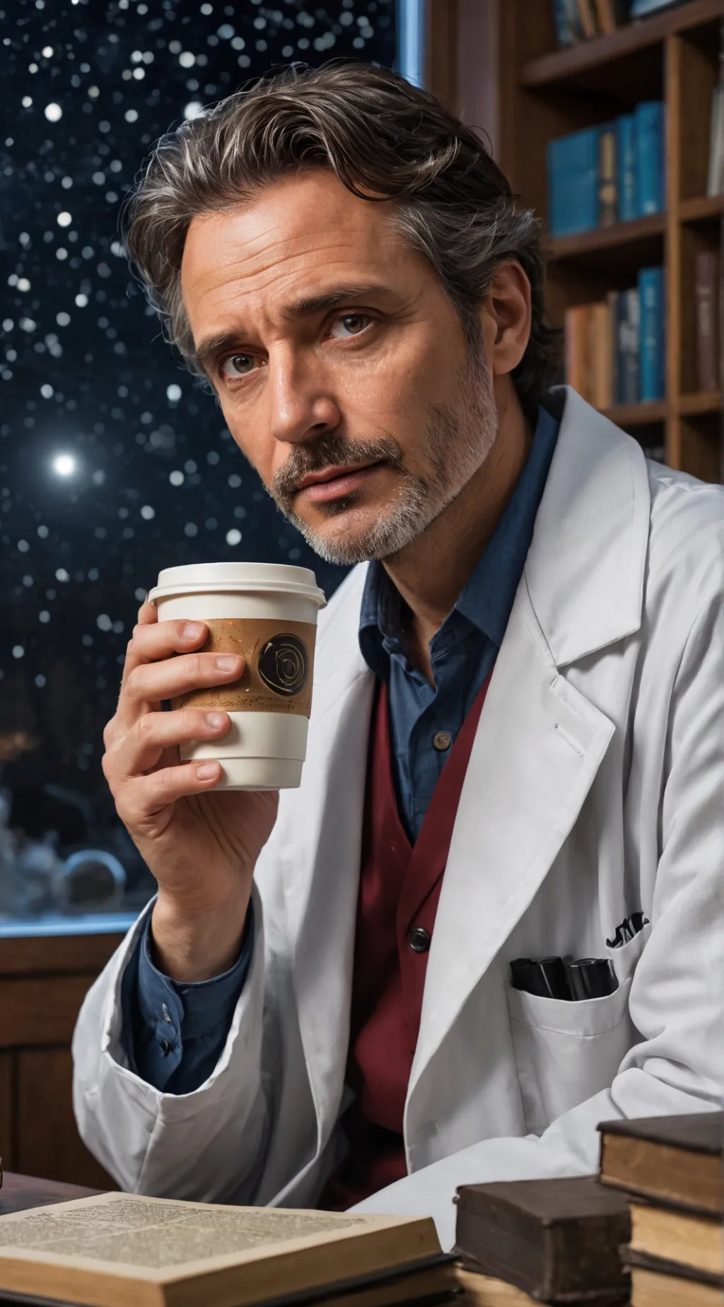 ai character: Hallo background