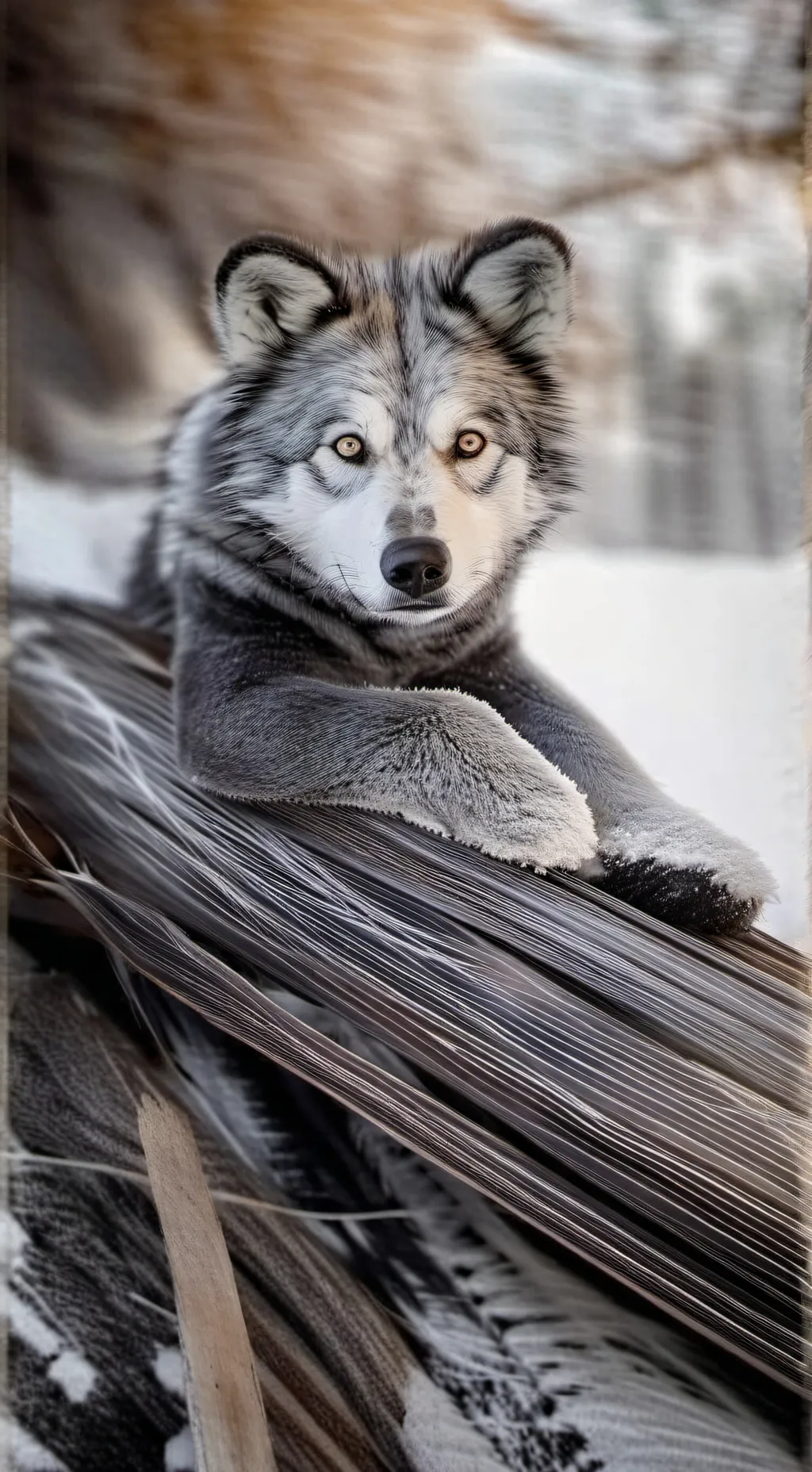 ai character: crystal  background