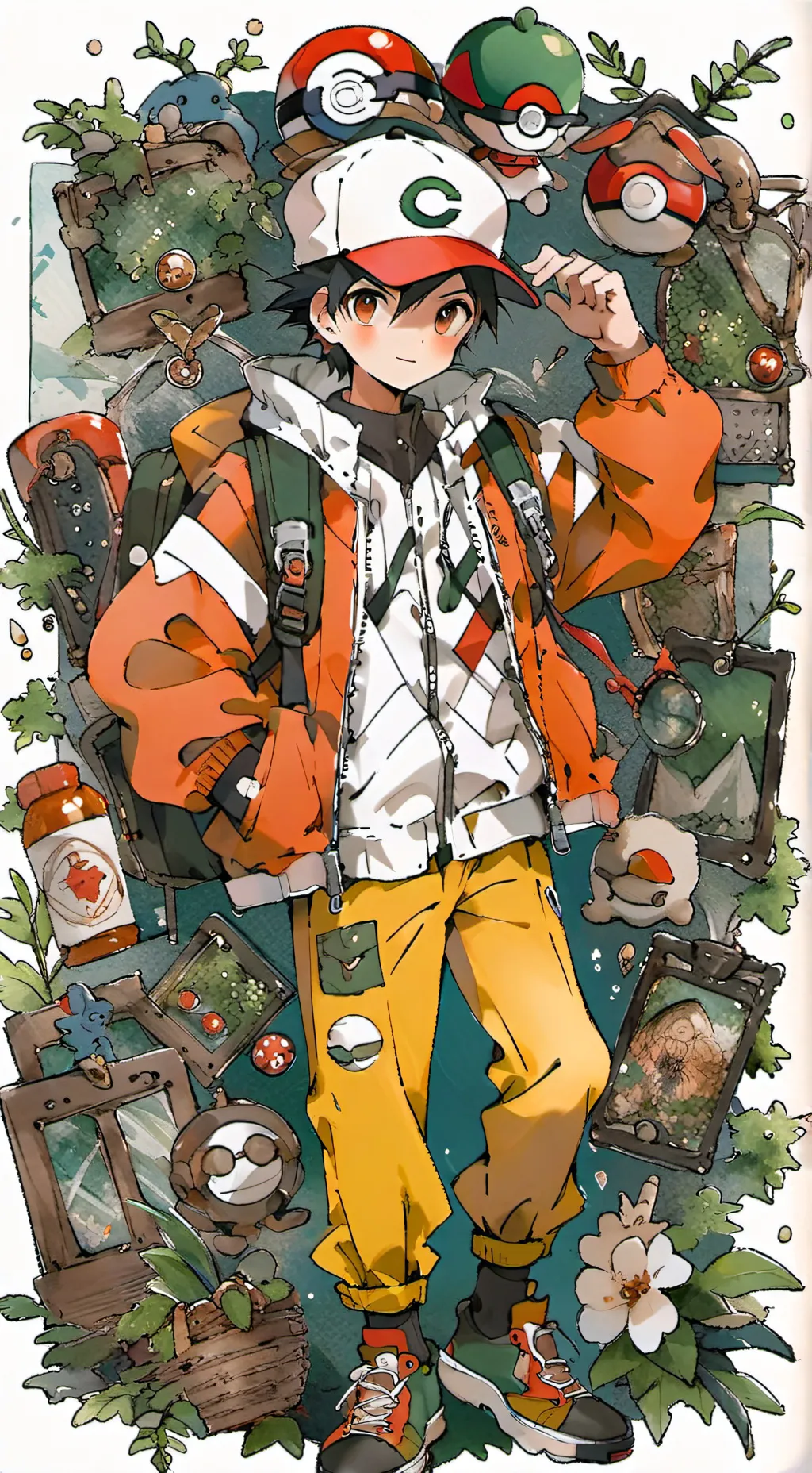 ai character: Pokémon VDA background