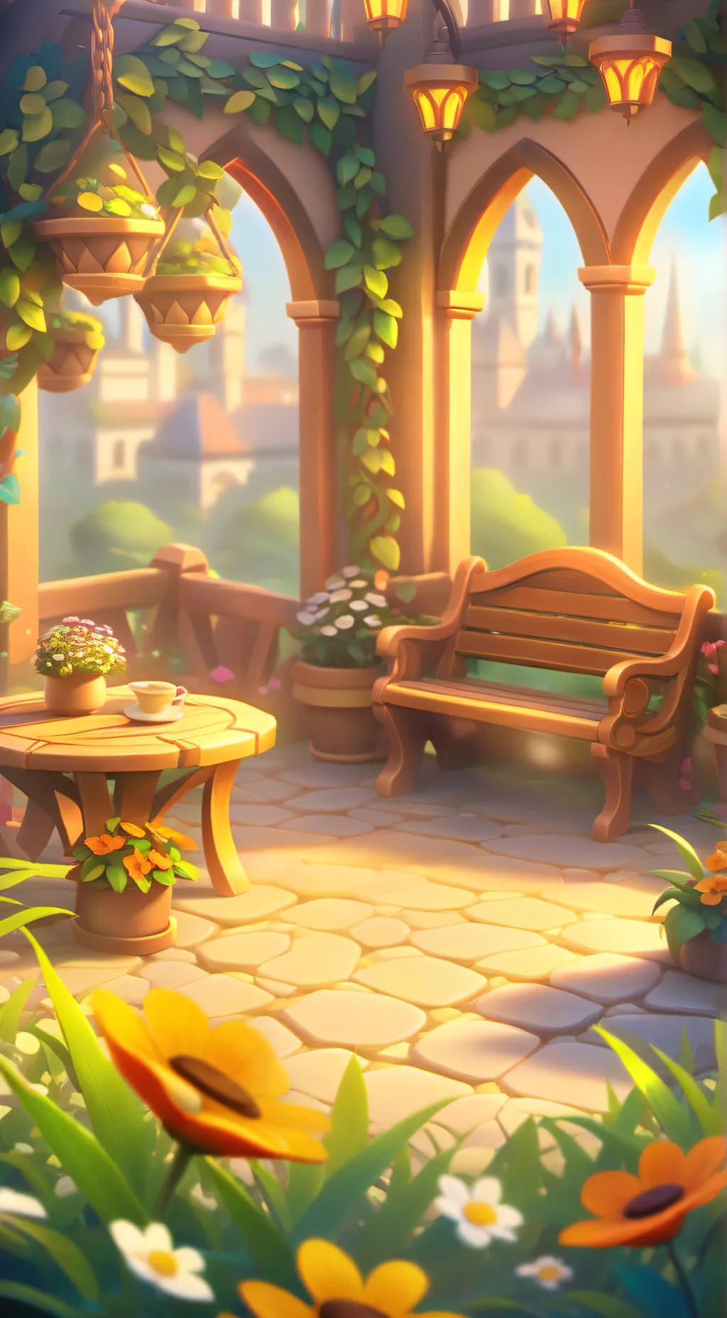 ai character: dandy's world!. background