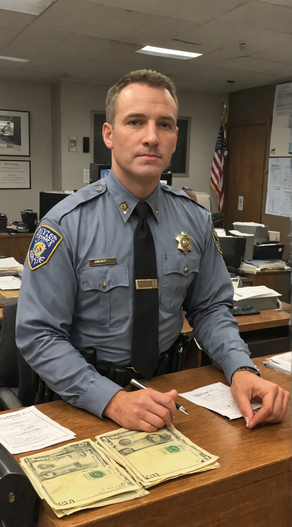 ai character: Officer Michael background