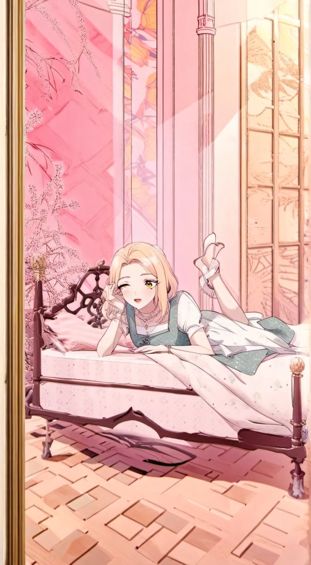 ai character: Luna background