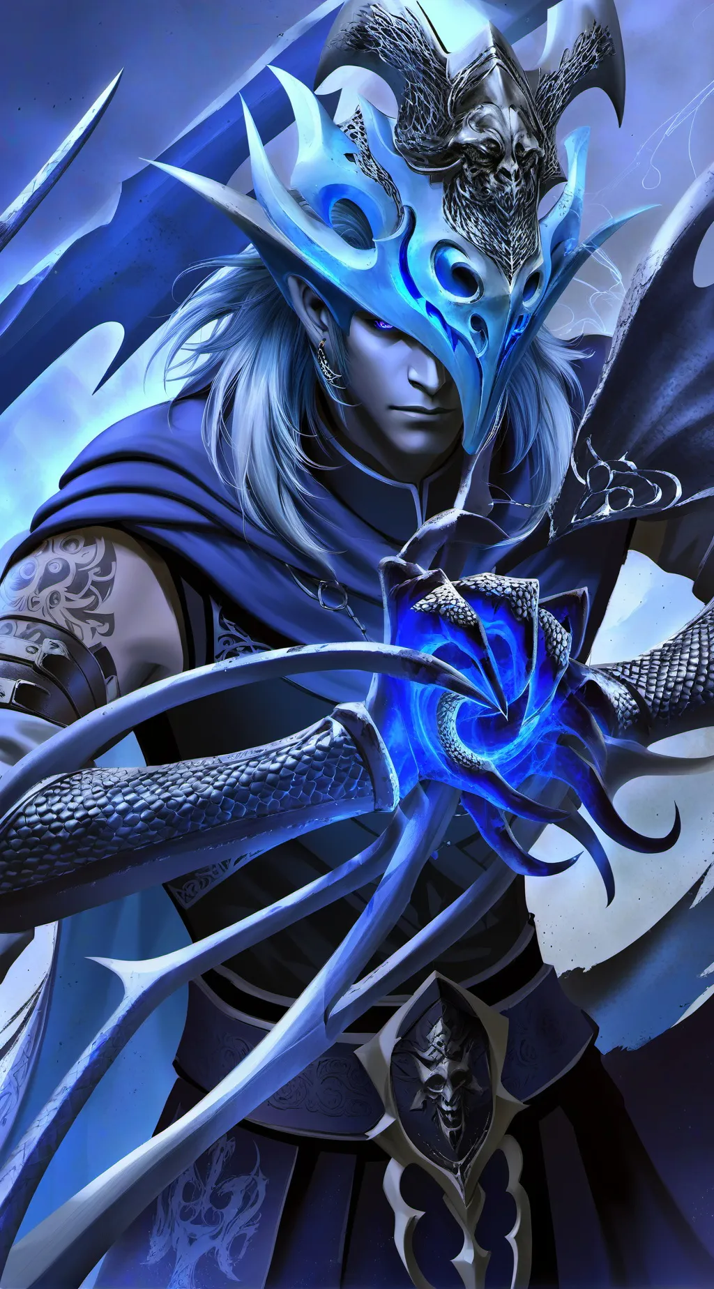 ai character: пападемон background