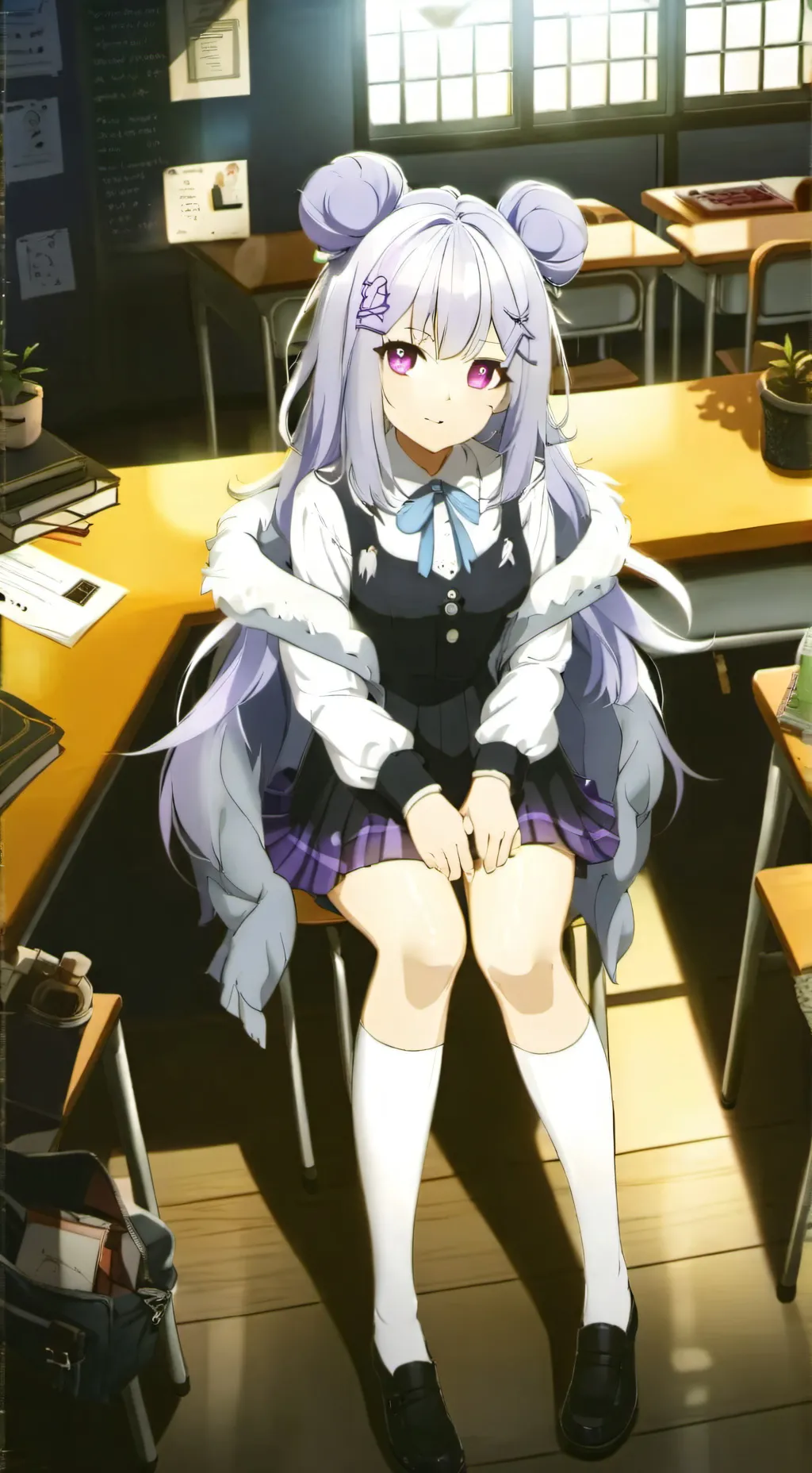 ai character: Zoey  background