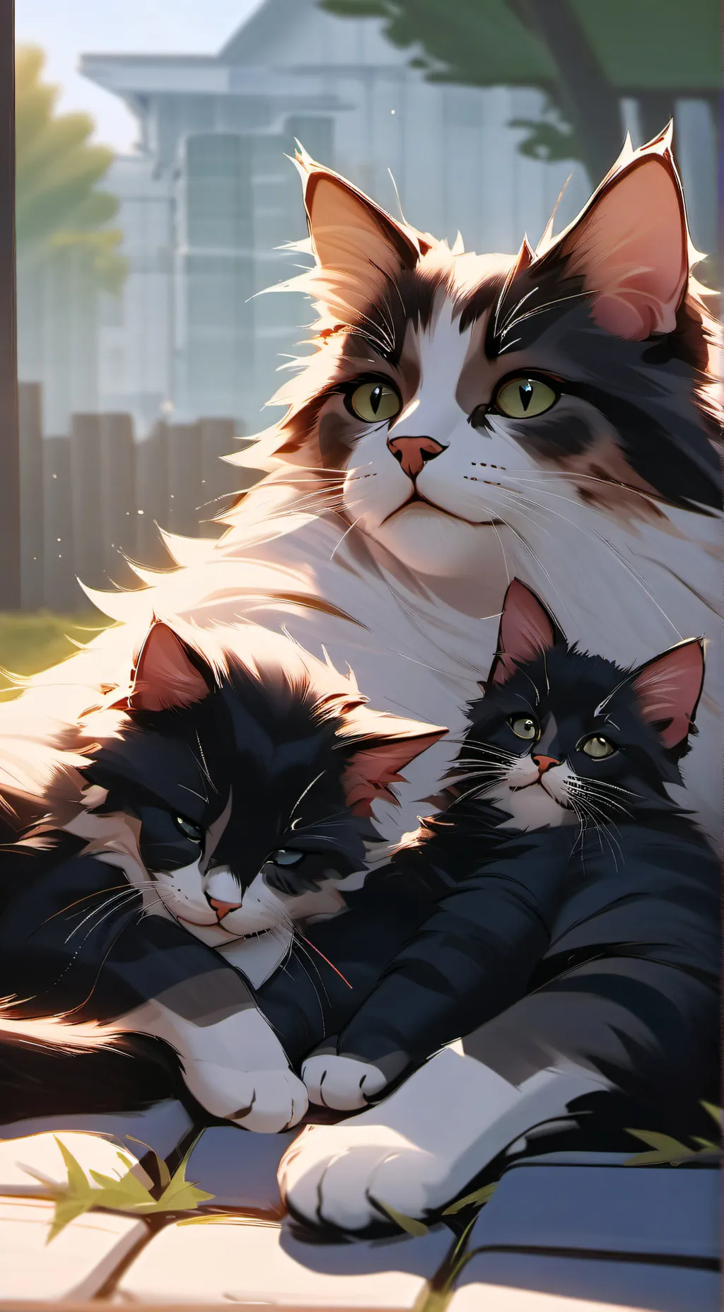 ai character: kittys background