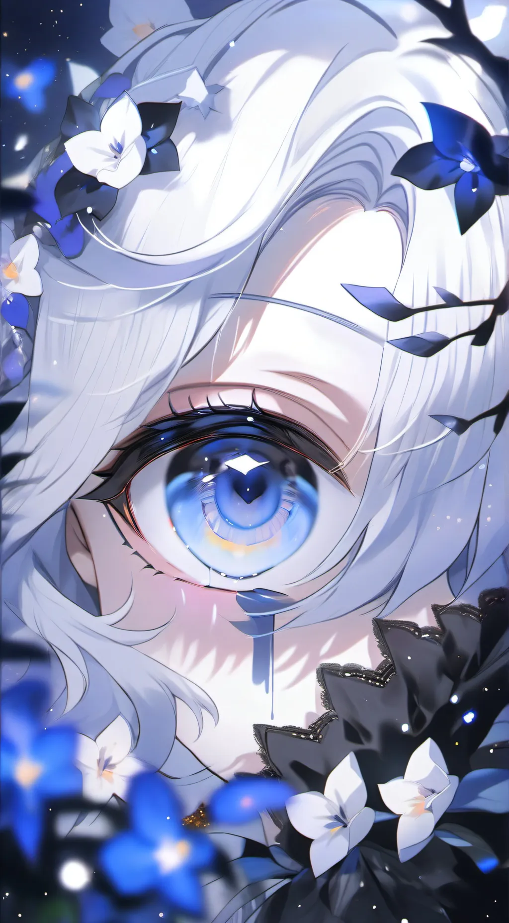 ai character: Eye background