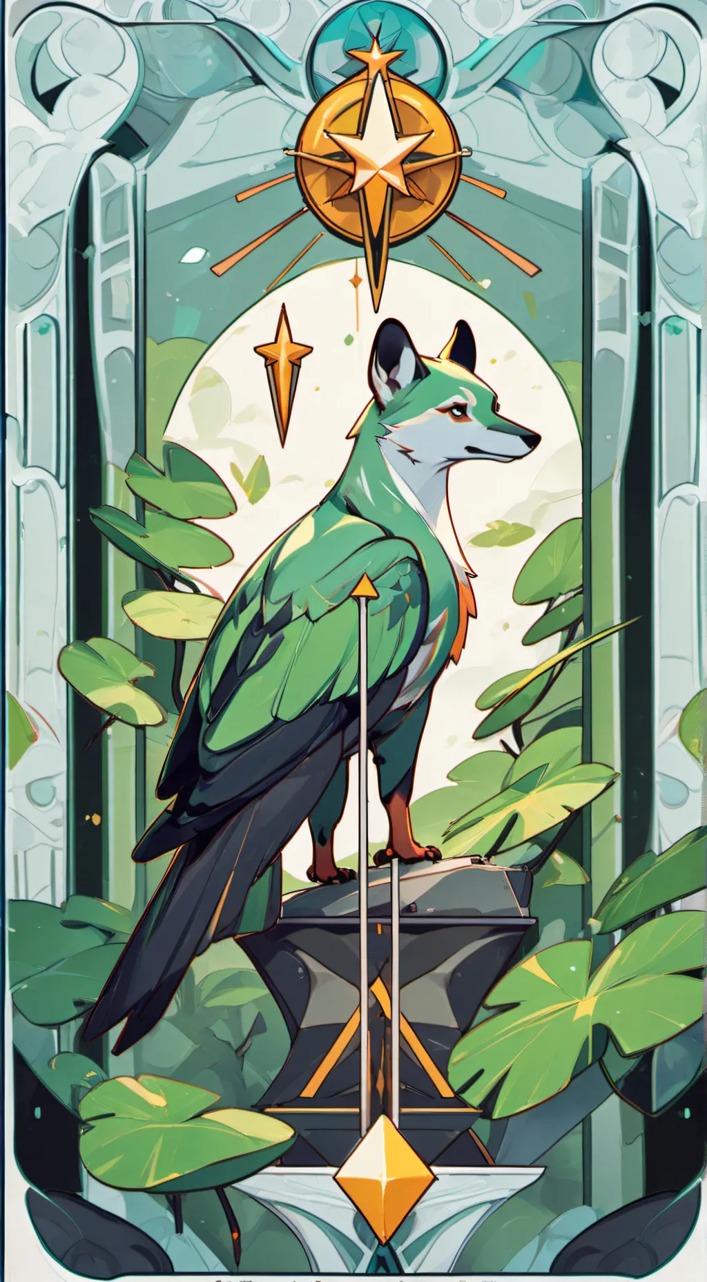 ai character: hybrid zoo background