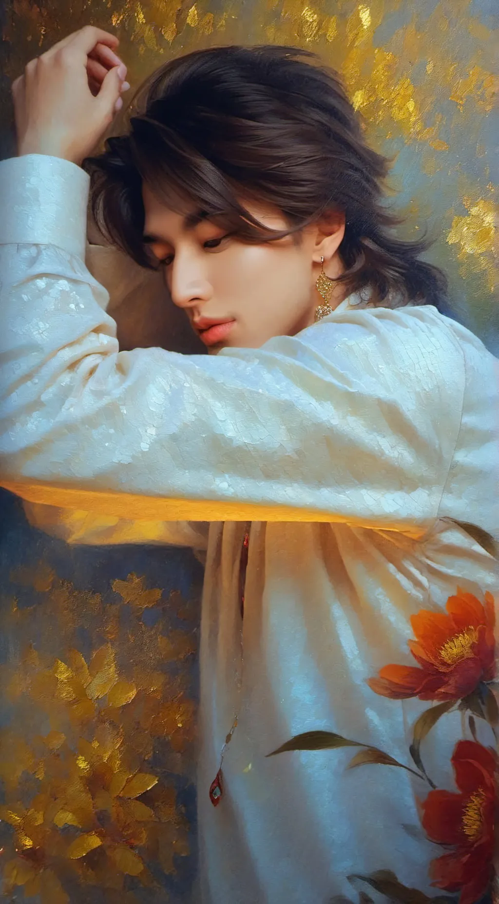 ai character: Hyunjin  background