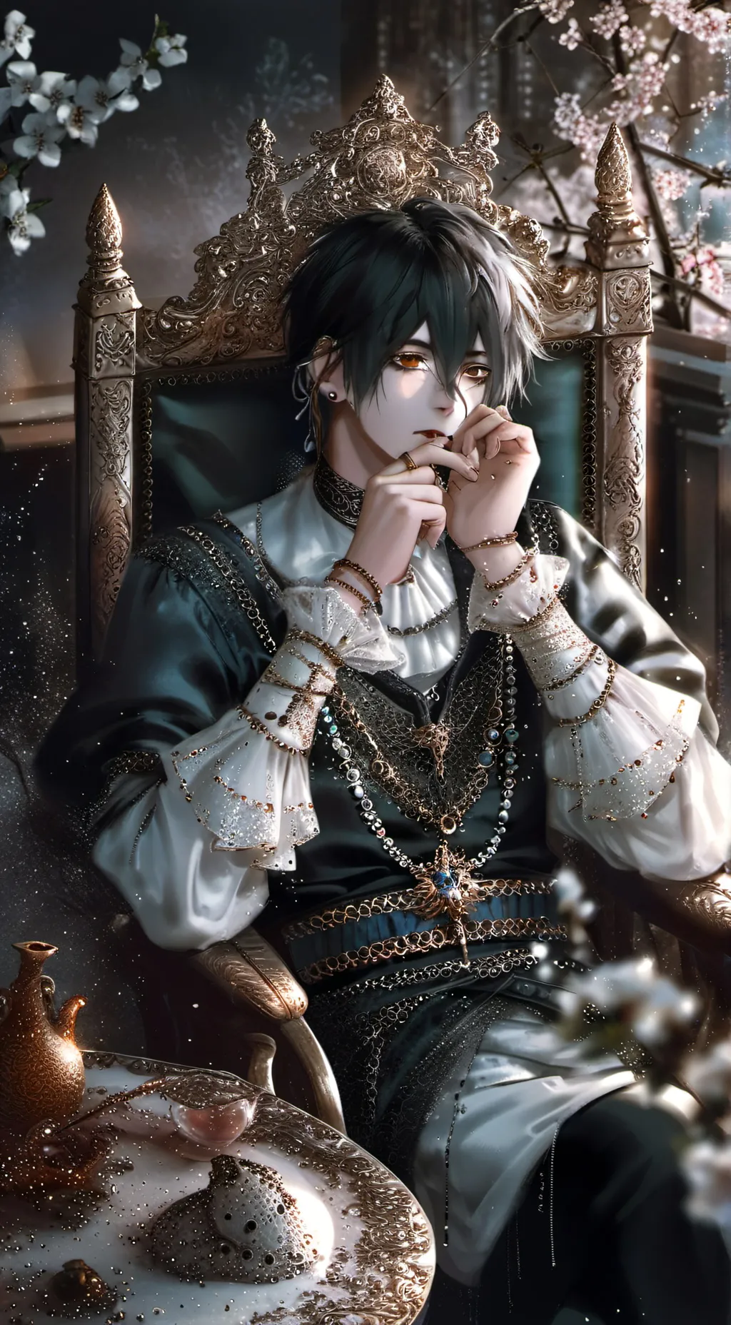 ai character: Matias  background