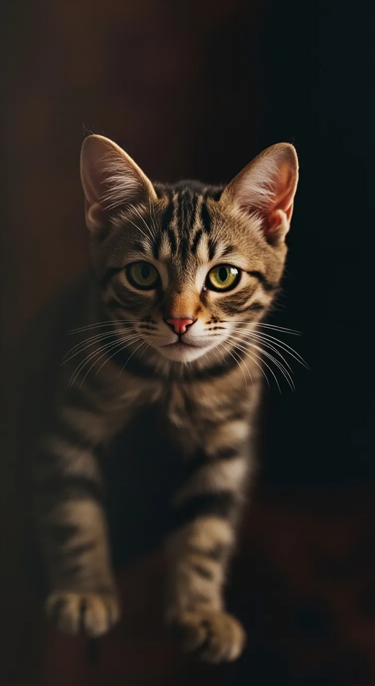 ai character: Stary the moon cat background