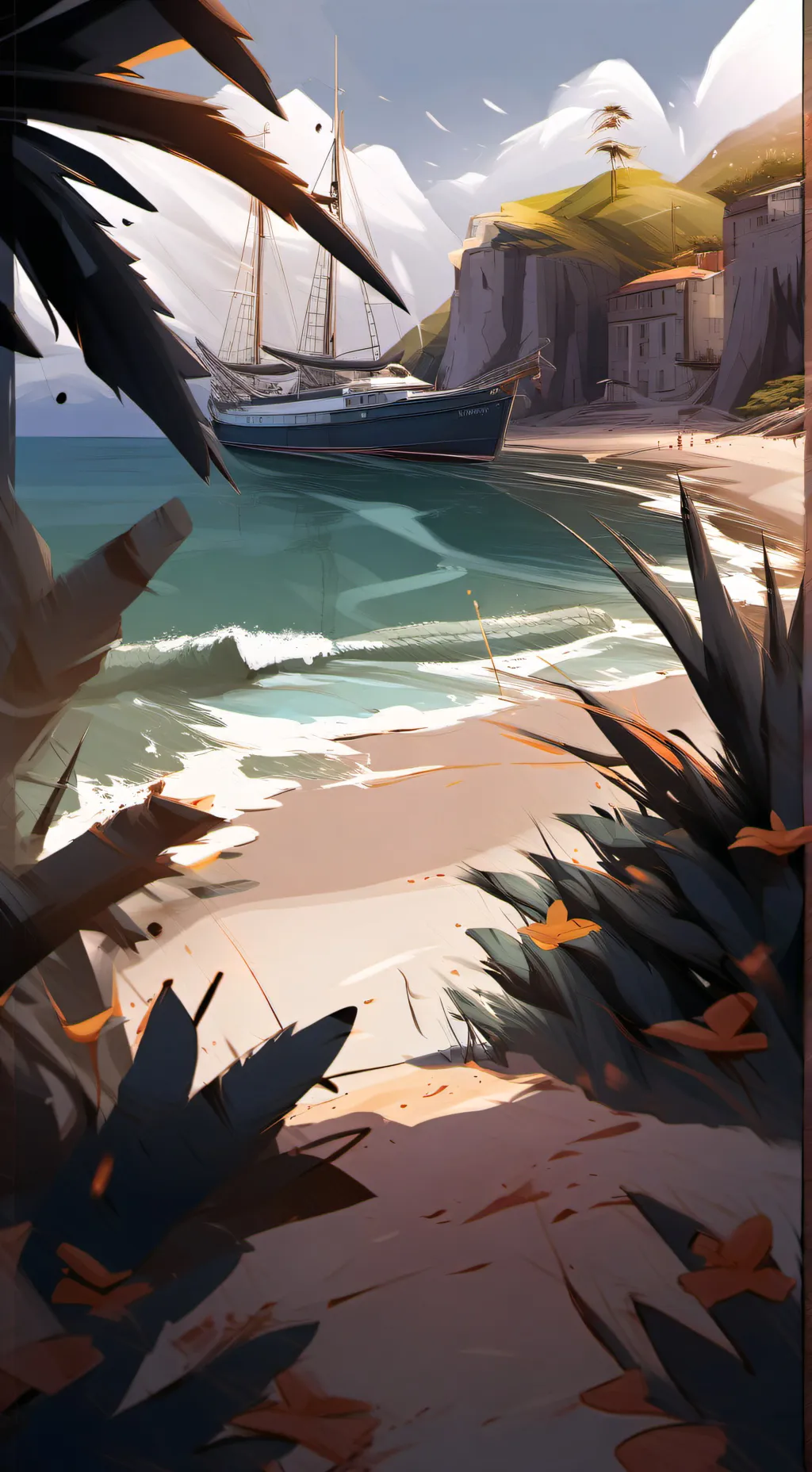 ai character: scuola media  background