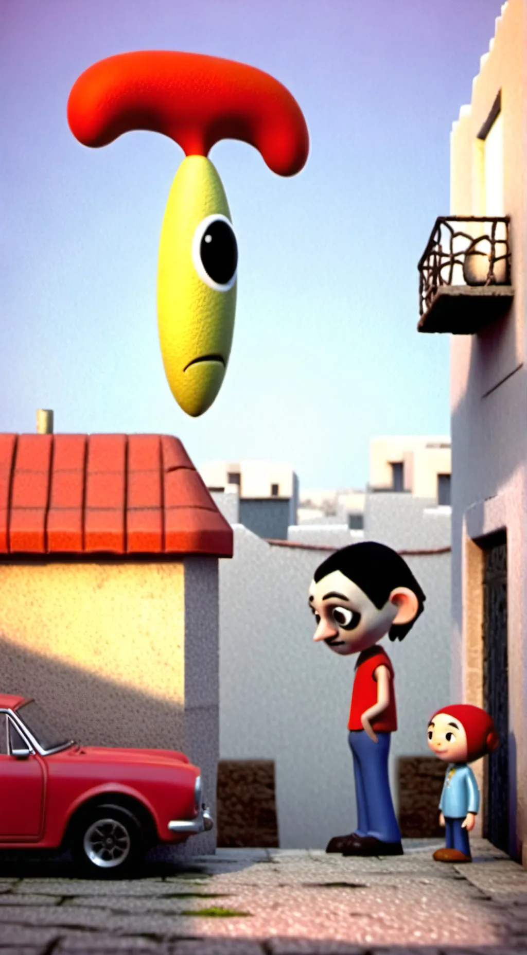 ai character: niño grosero background