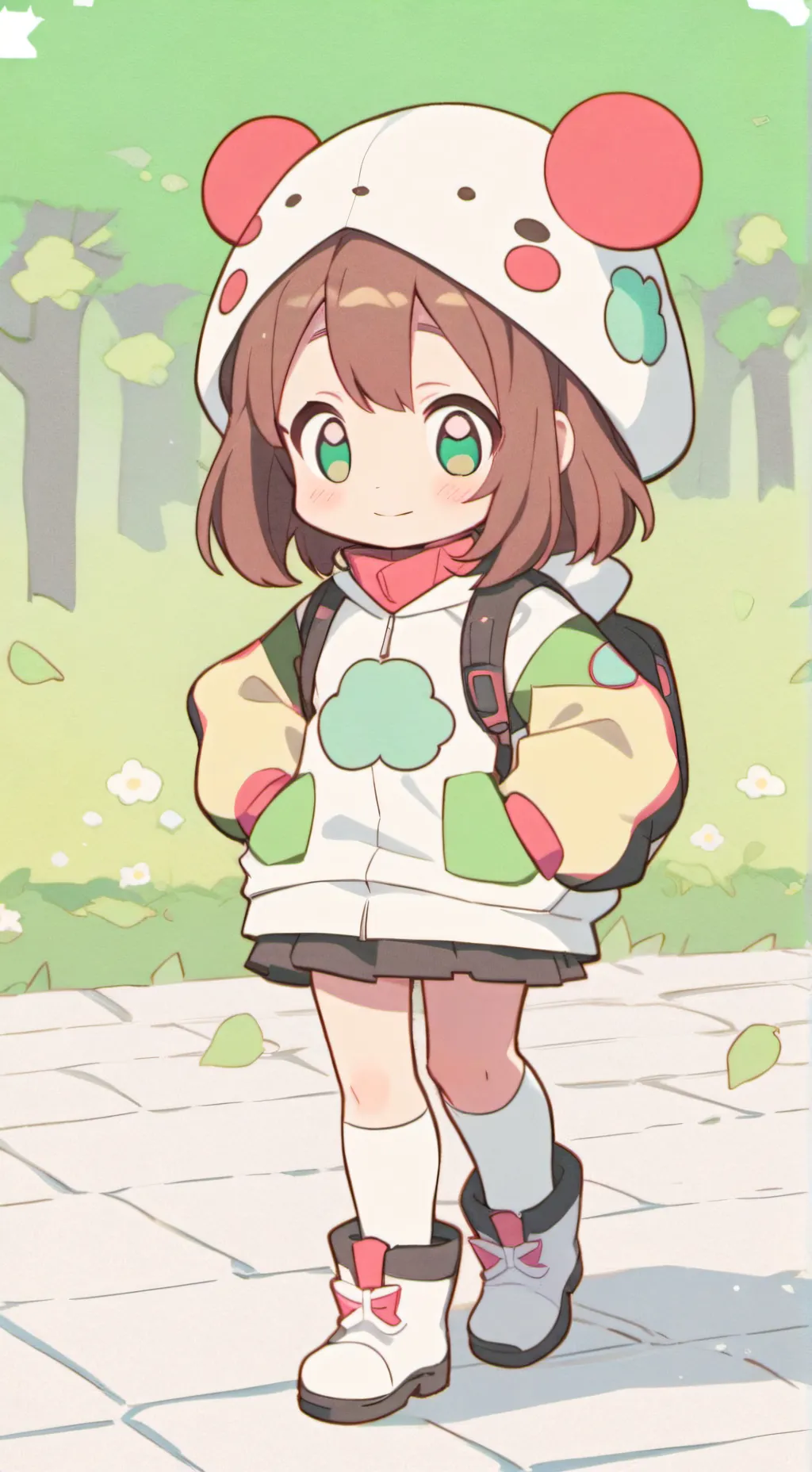 ai character: MHA bus🚌 background