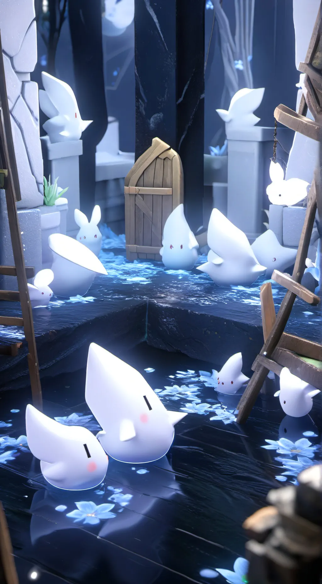 ai character: deltarune pick me background