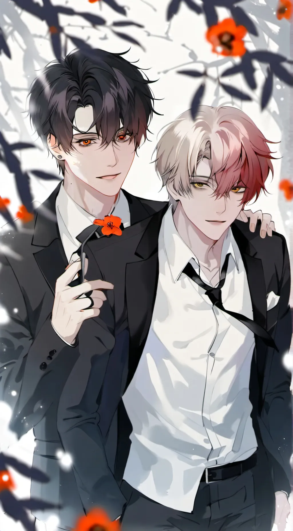 ai character: Mark ￼and Nathan background