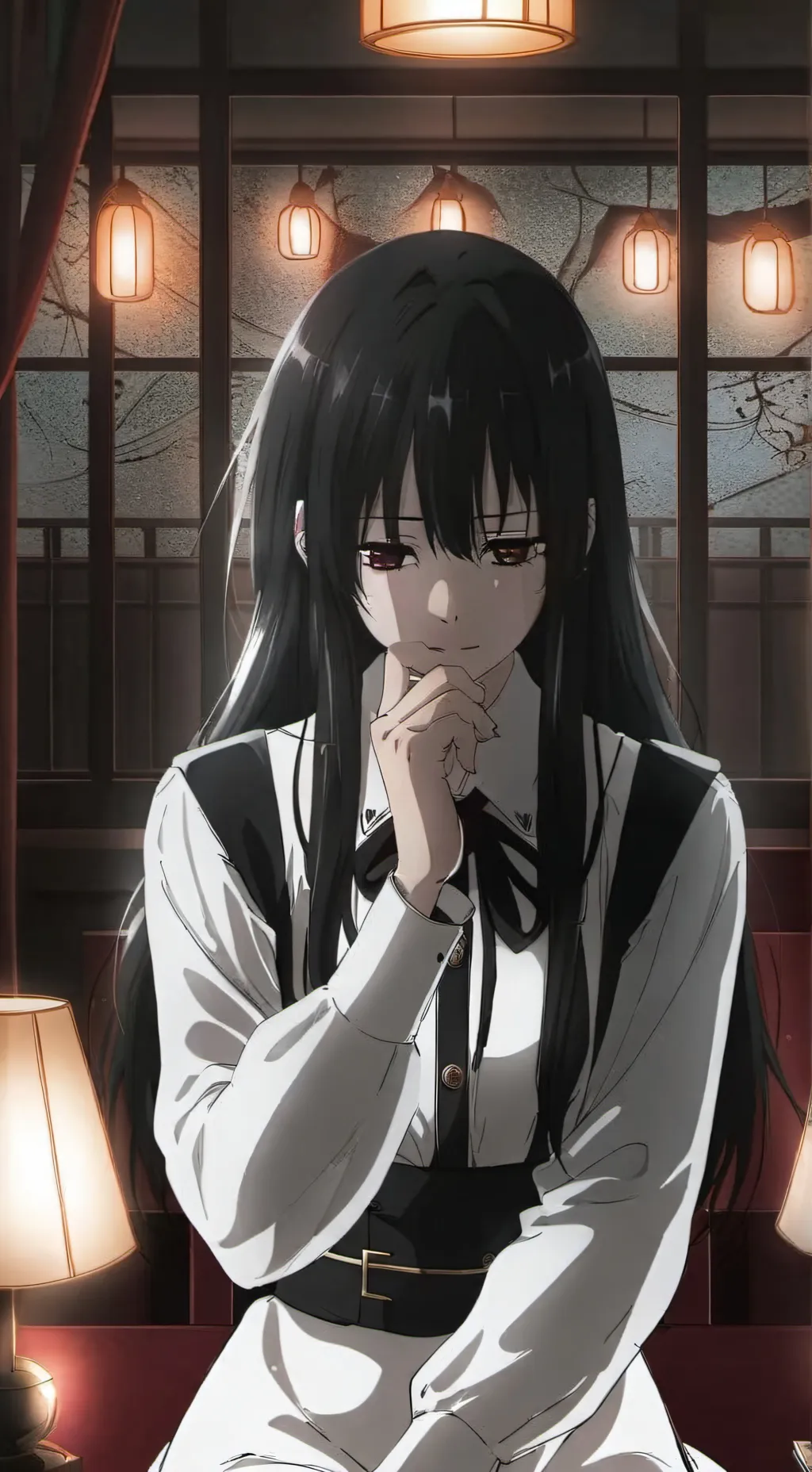 ai character: Luna background