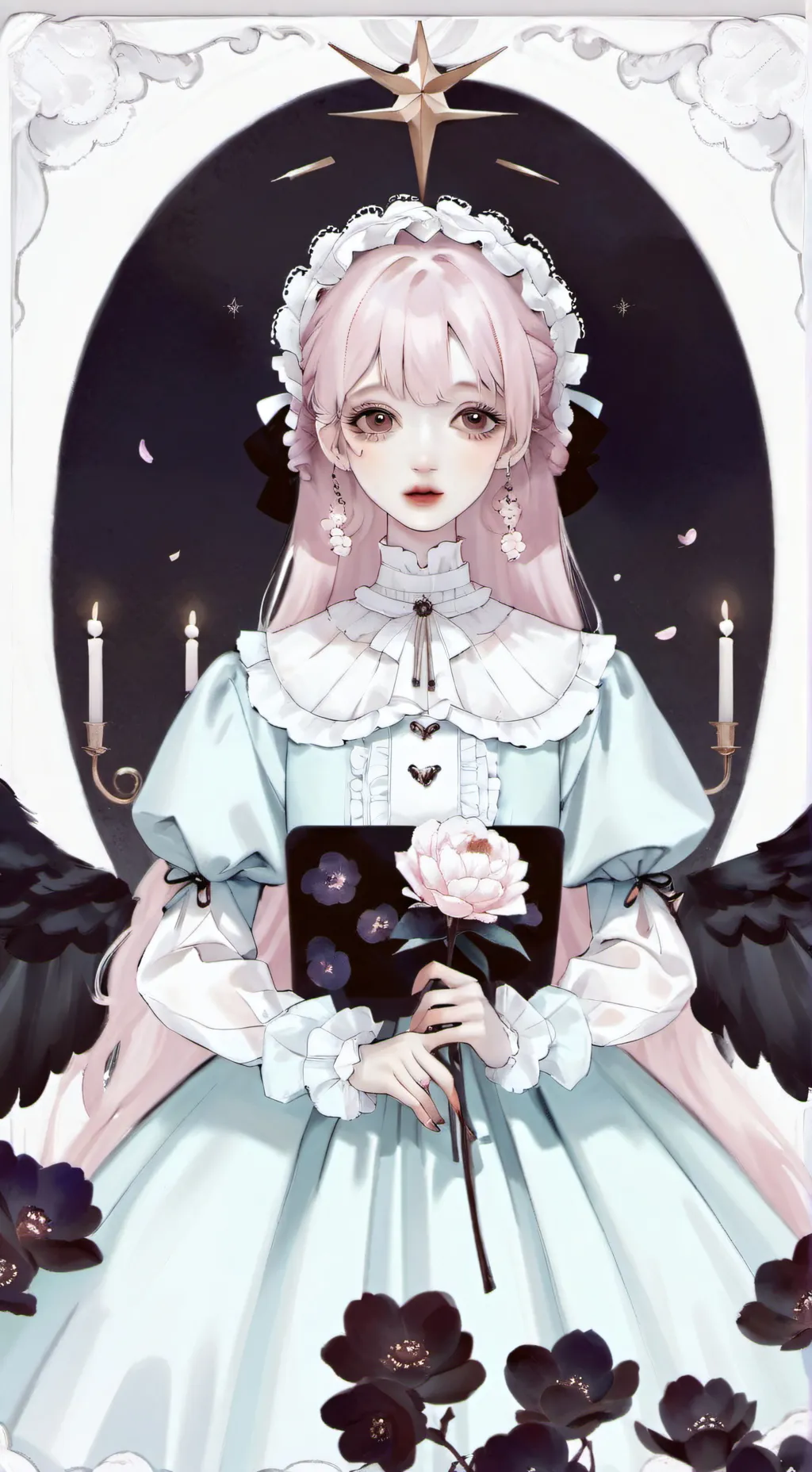 ai character: Marie  background