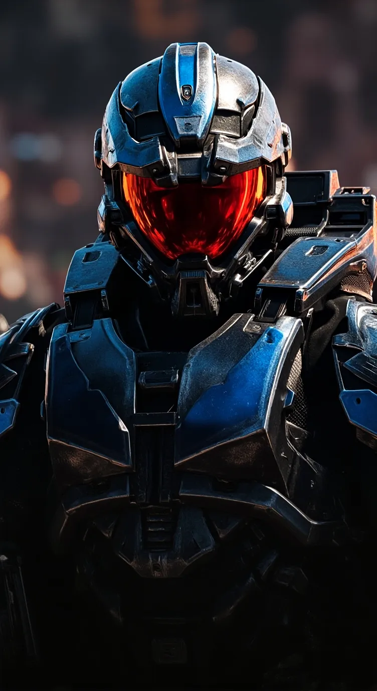 ai character: War (blue vs red) background