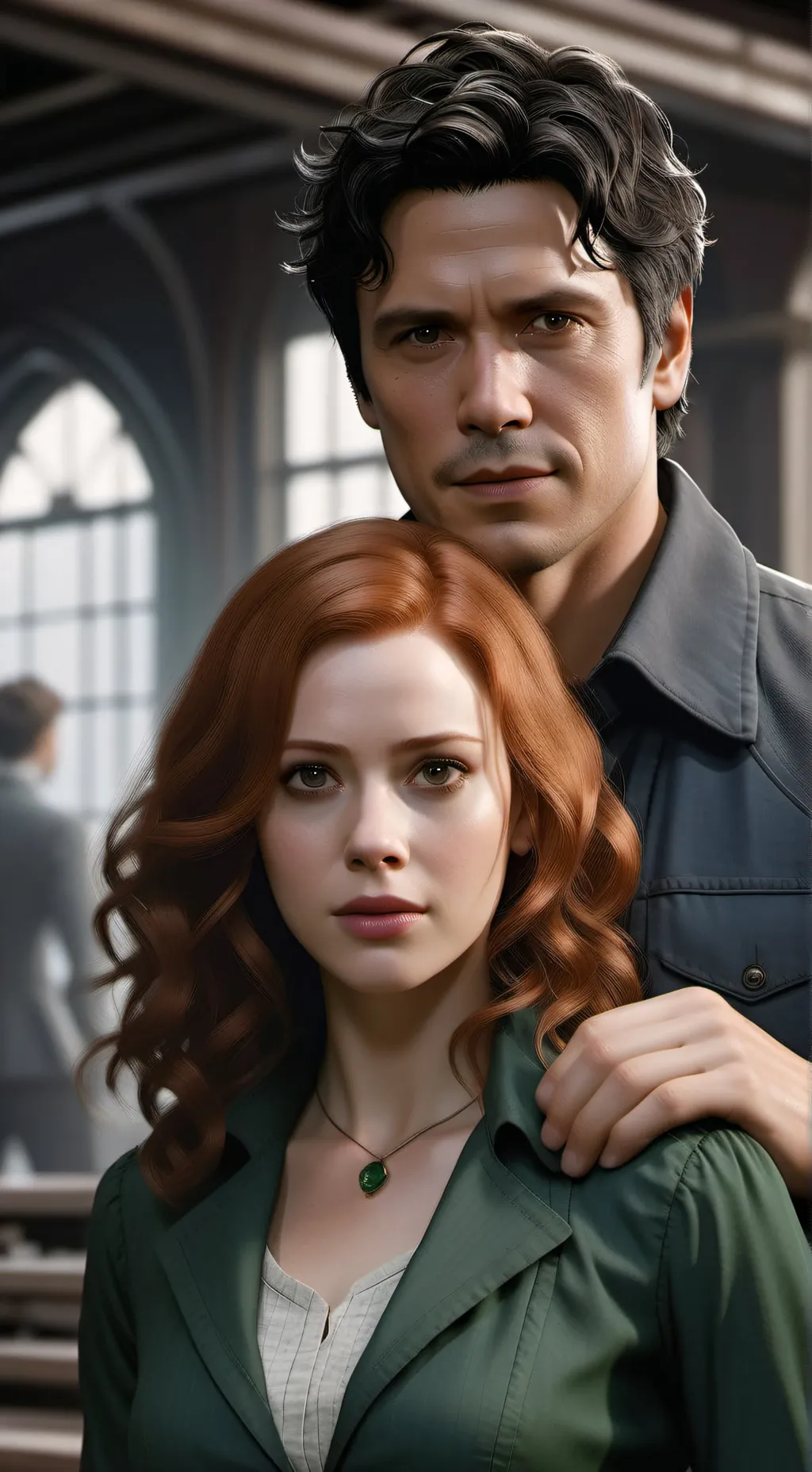 ai character: Nat and Bruce  background