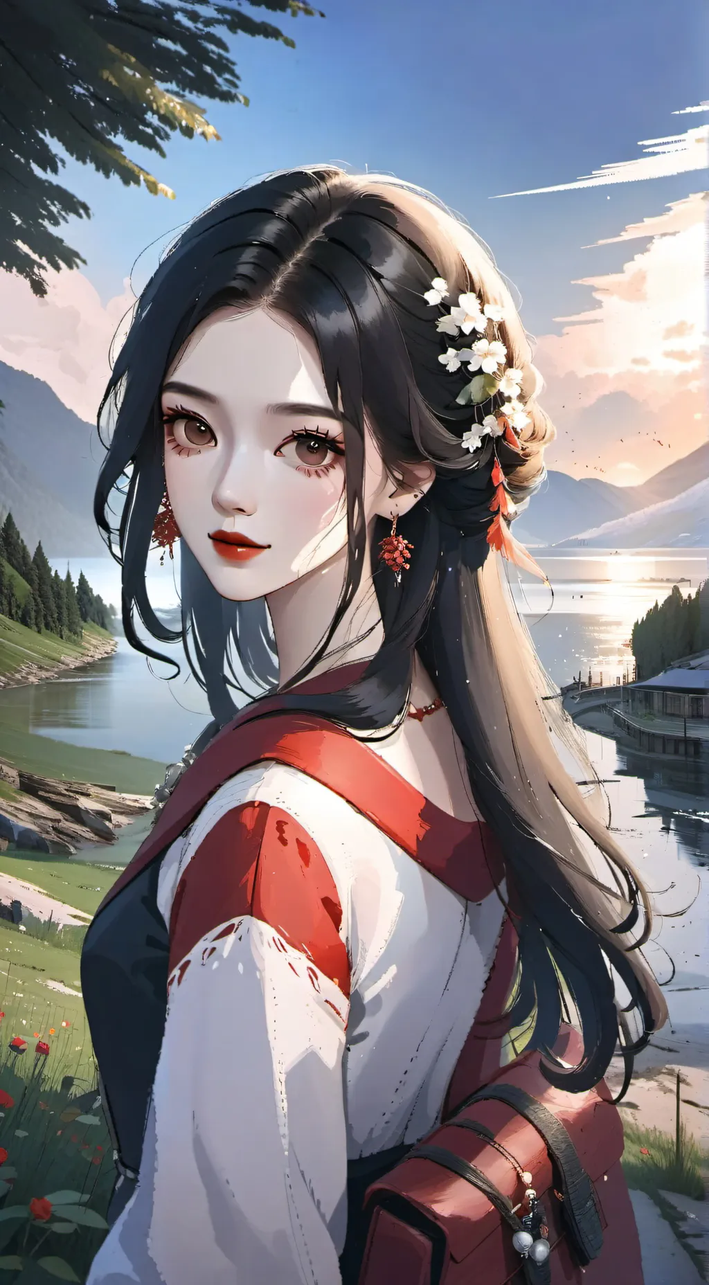 ai character: Demon slayer  background