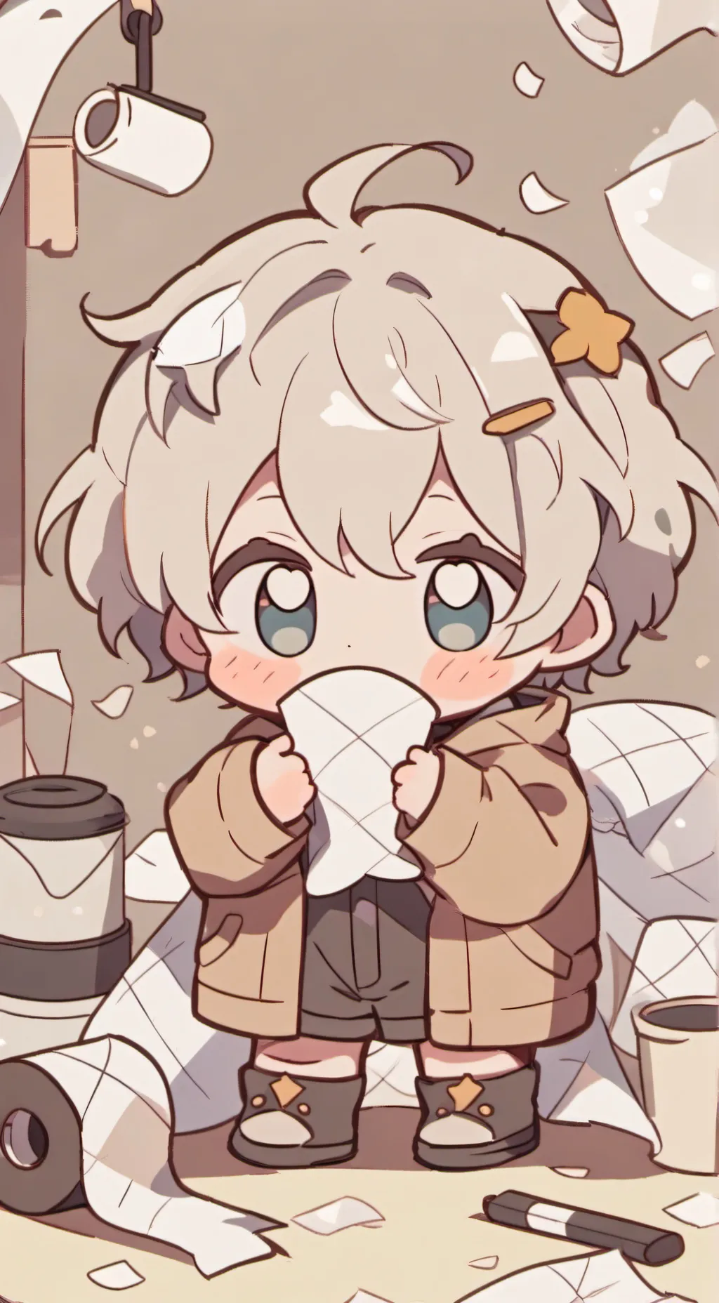 ai character: stupid baby background