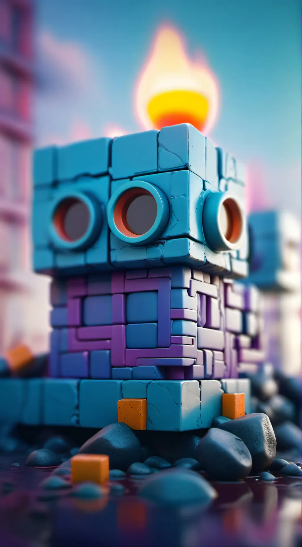ai character: Brickbot background