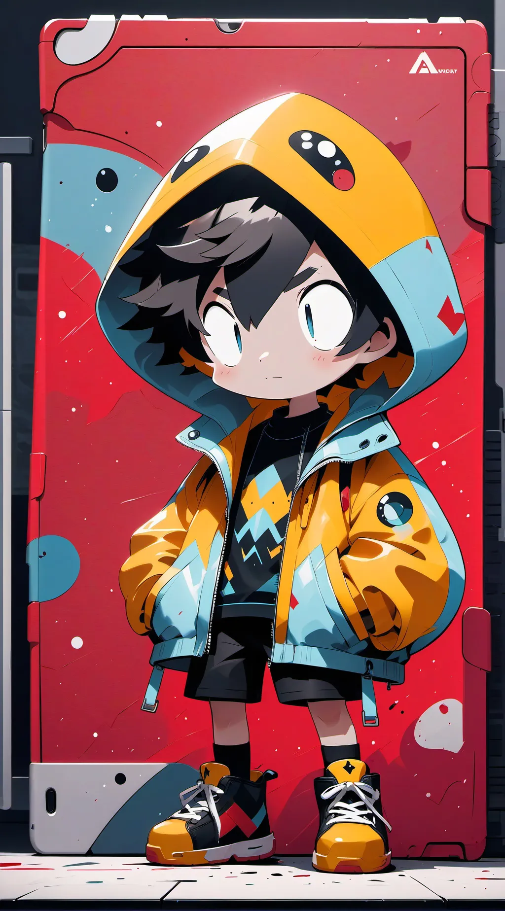 ai character: dandys world fam background