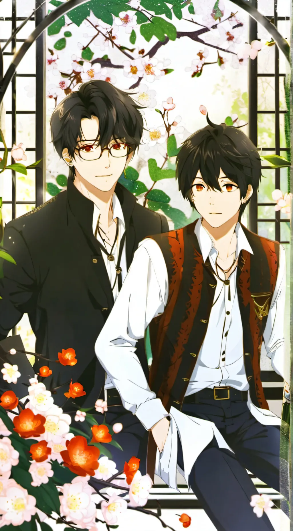 ai character: alex et maxime background