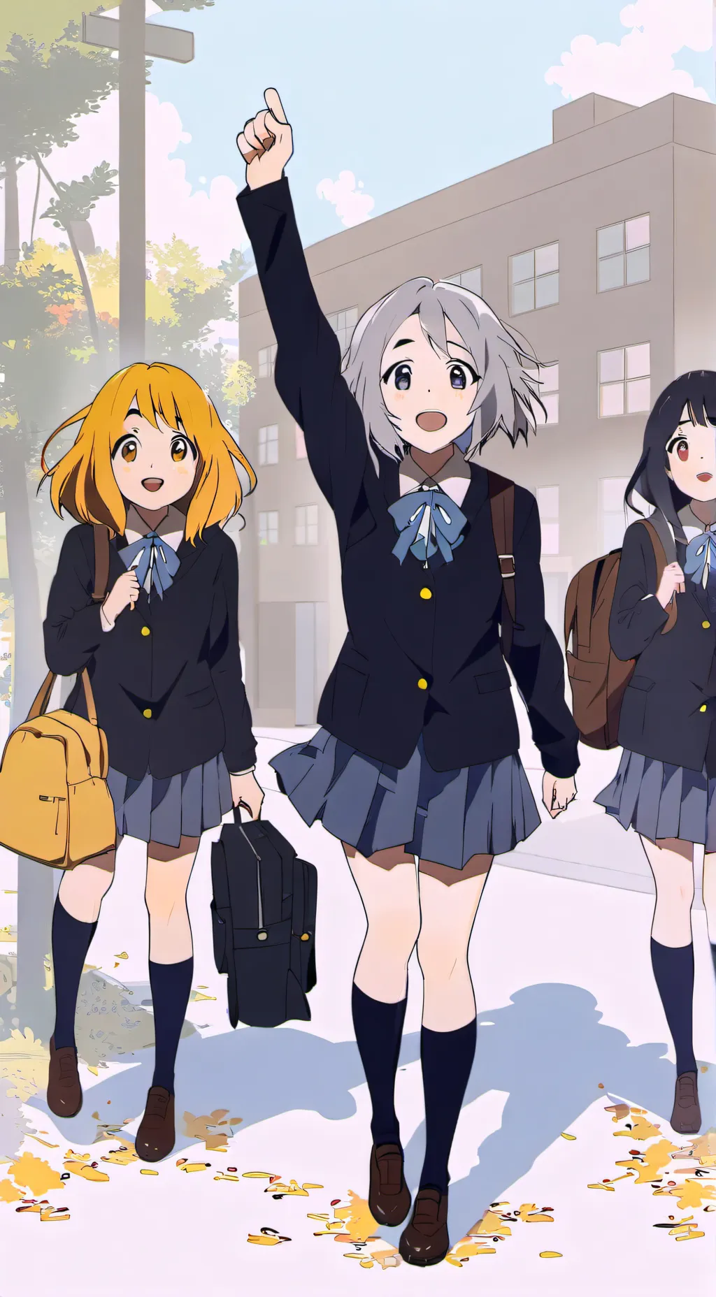 ai character: Girls rule!! background