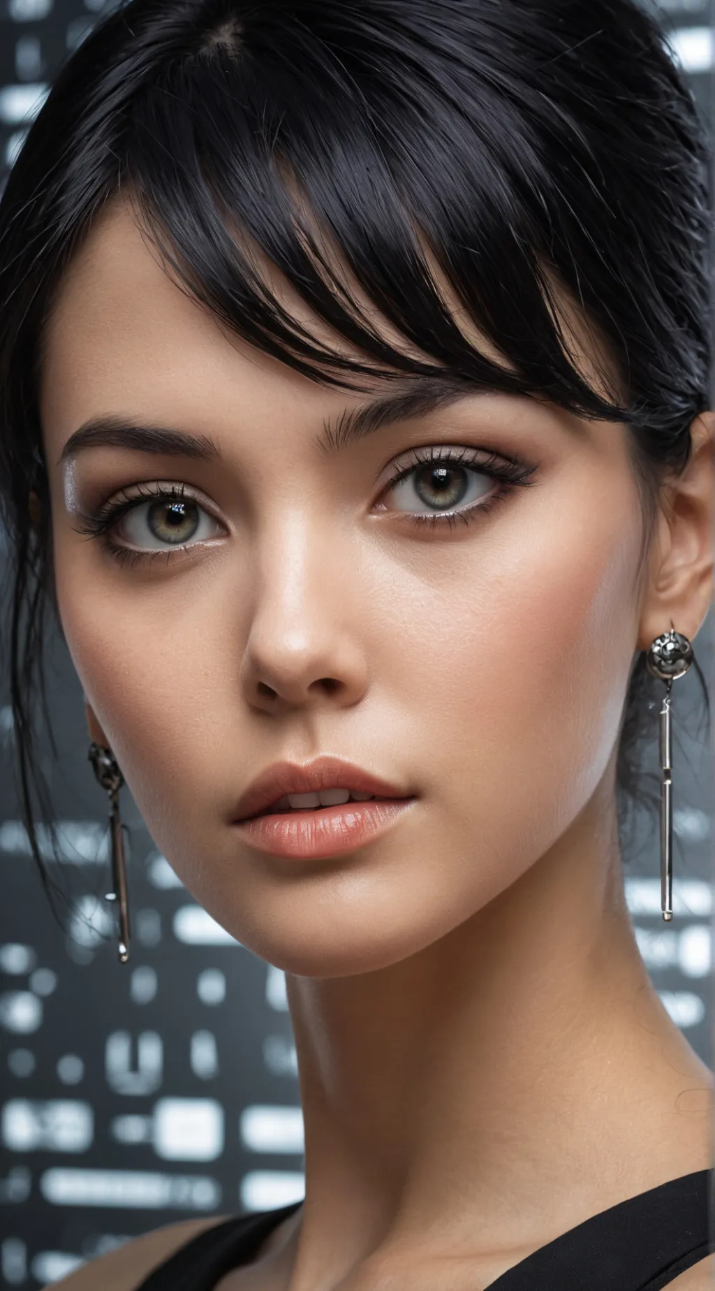 ai character: Aurora Black background