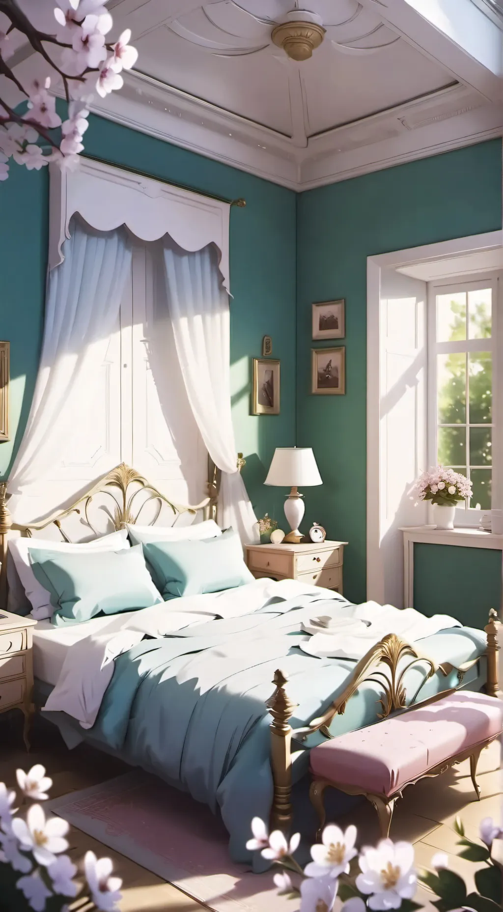 ai character: Sleepover❤️✨ background