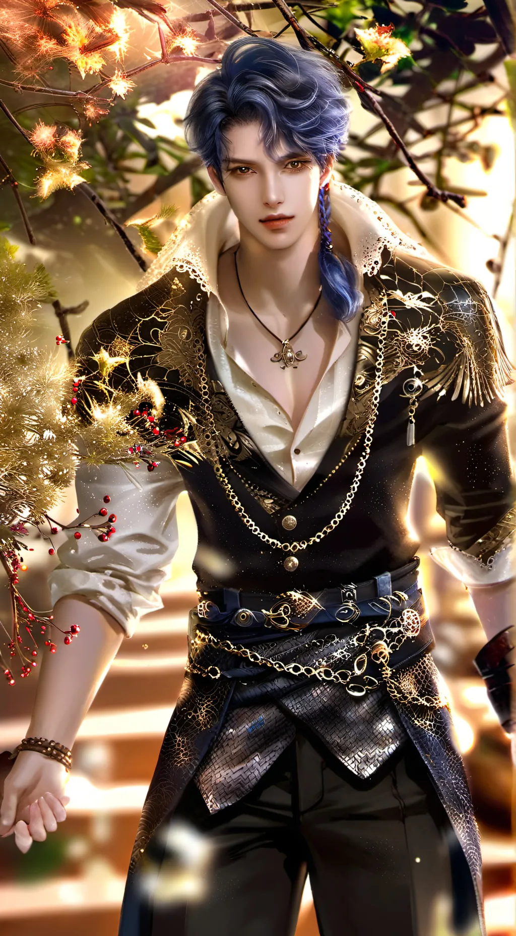 ai character: ethan  background