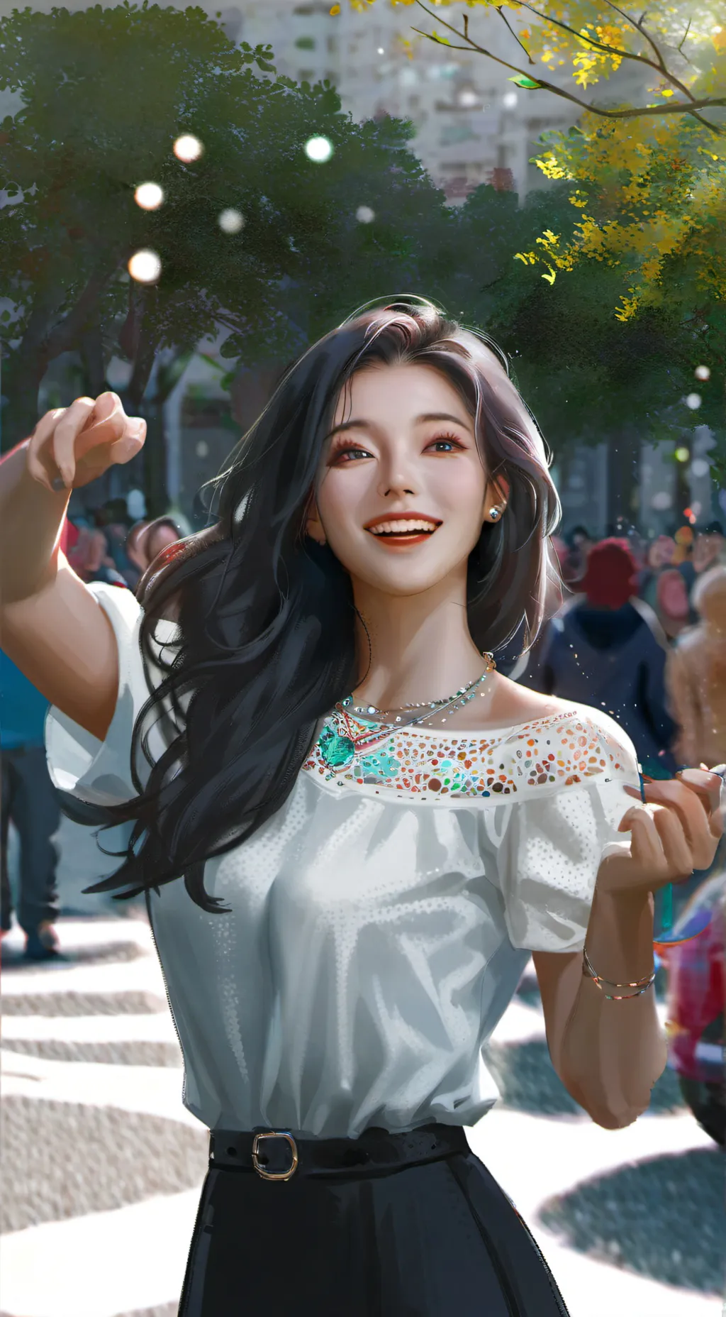 ai character: zoey background