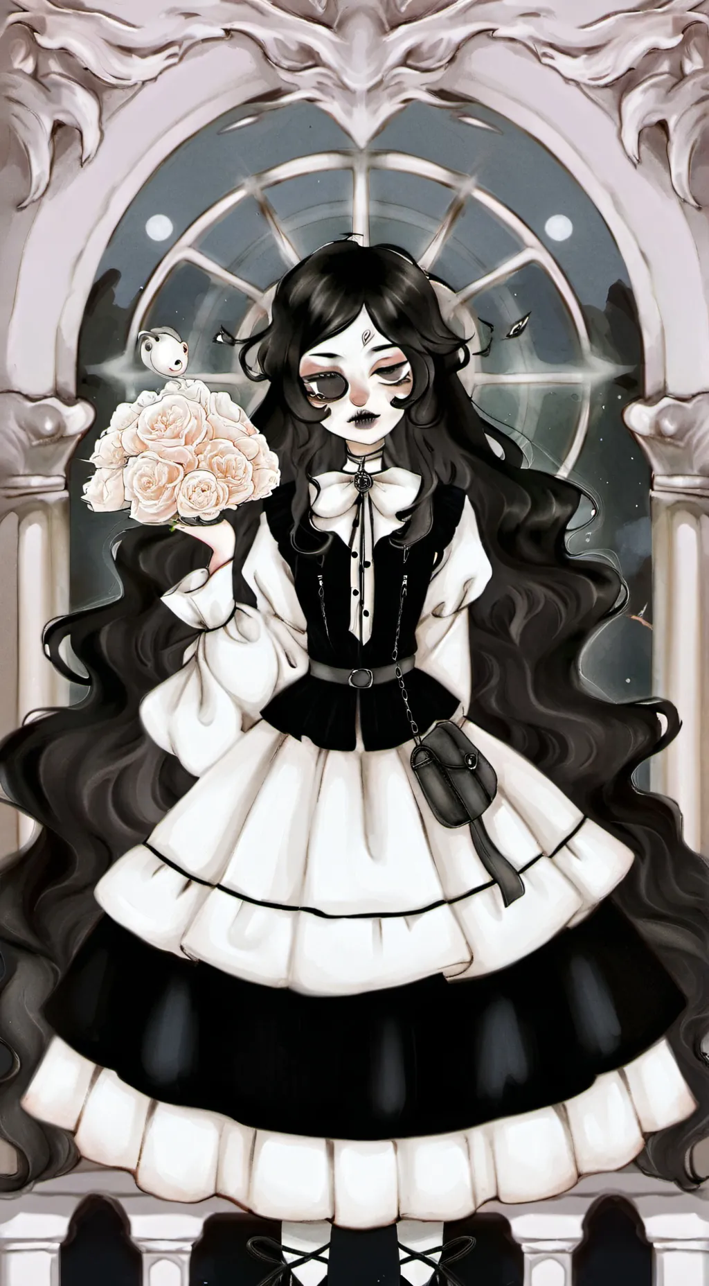 ai character: amor? 7w7 background