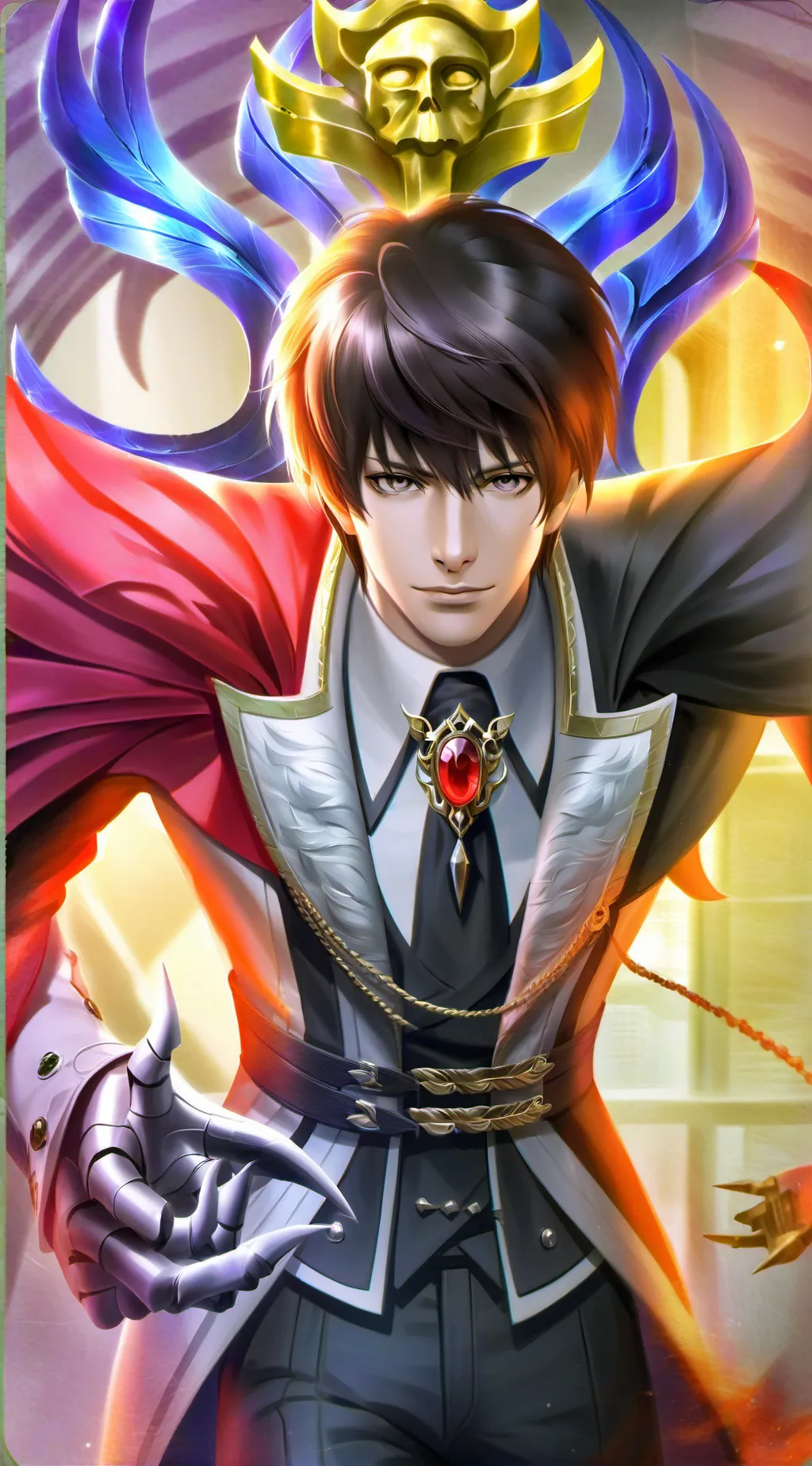 ai character: Yagami Light background
