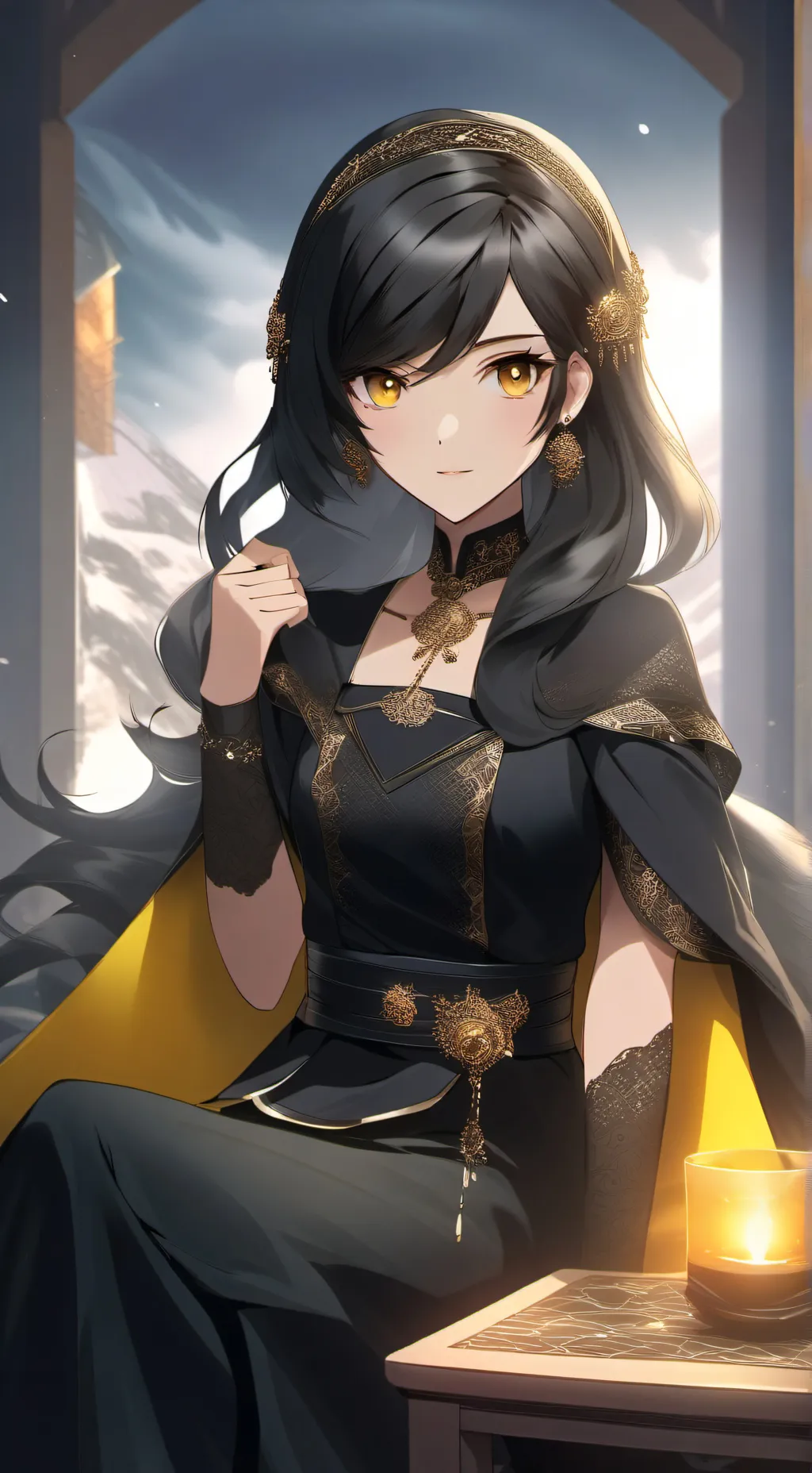 ai character: Fiona  background