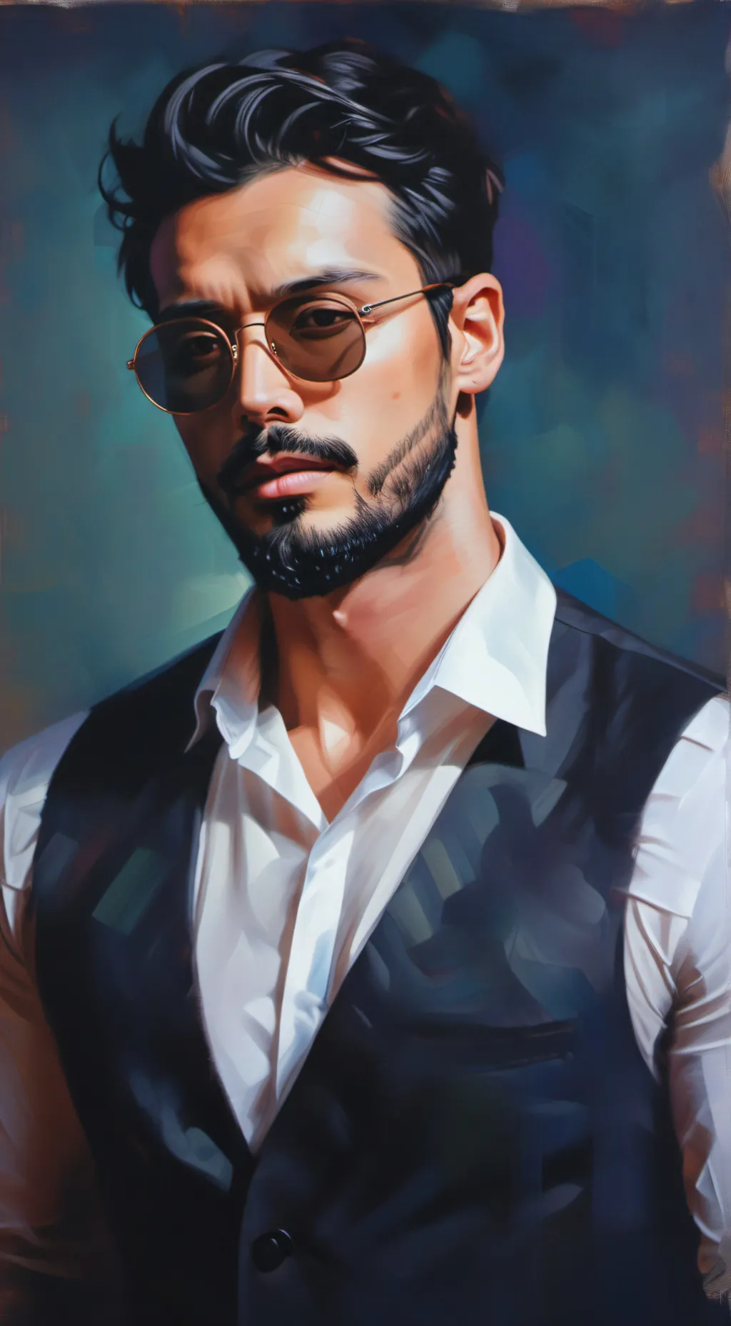 ai character: Tarek Lorenz  background