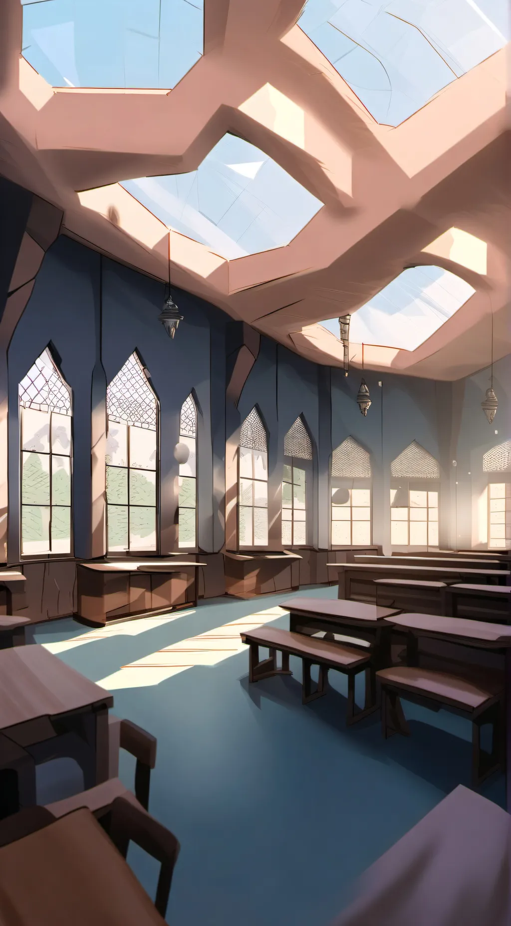 ai character: Academy Janitor background