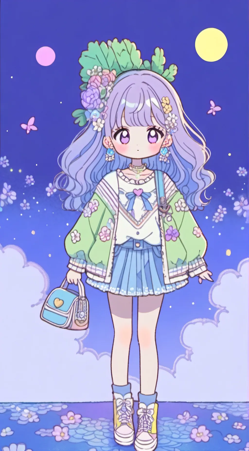 ai character: heat background