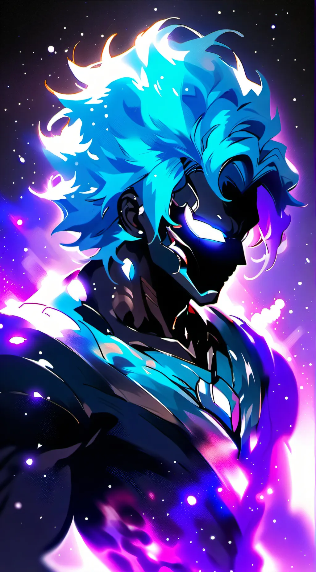 ai character: mono galactico background