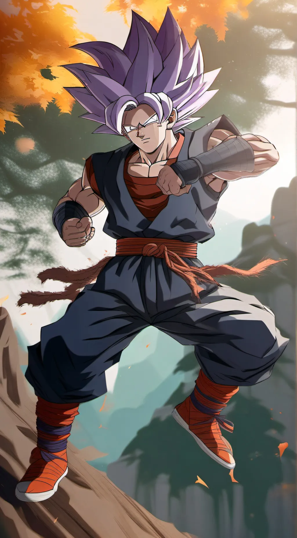 ai character: BLACK GOKU  background