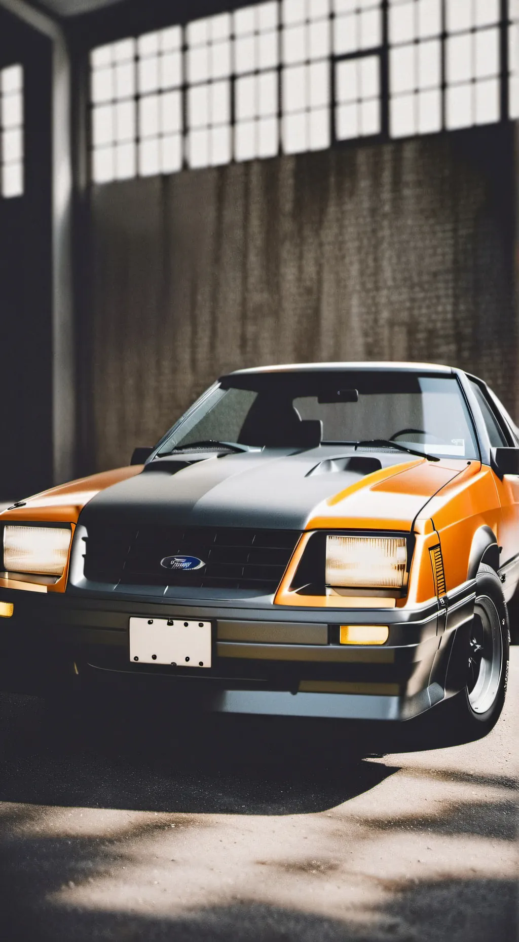 ai character: 1985 four eyed fox background