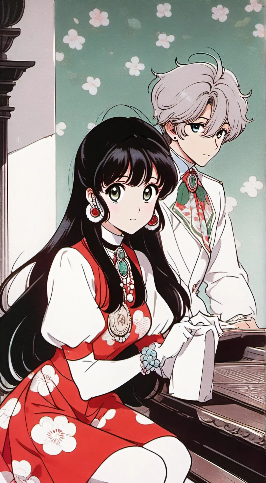 ai character: mom and dad background