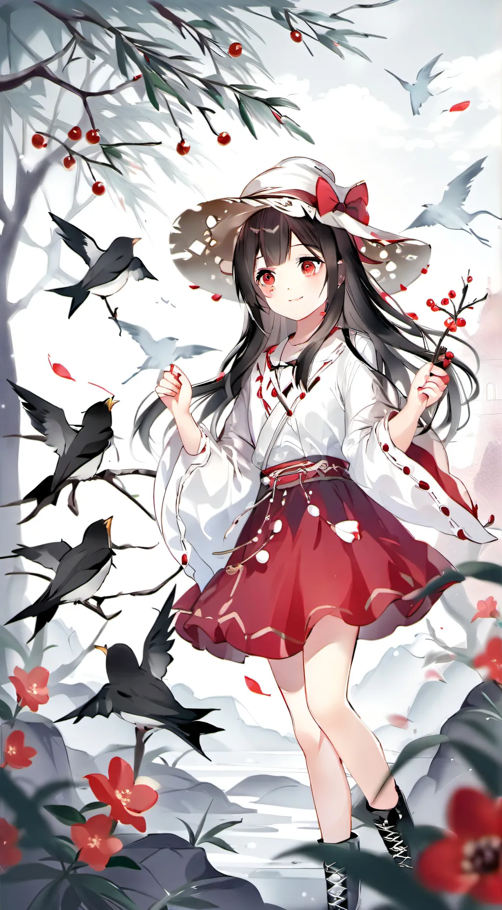 ai character: Luna background