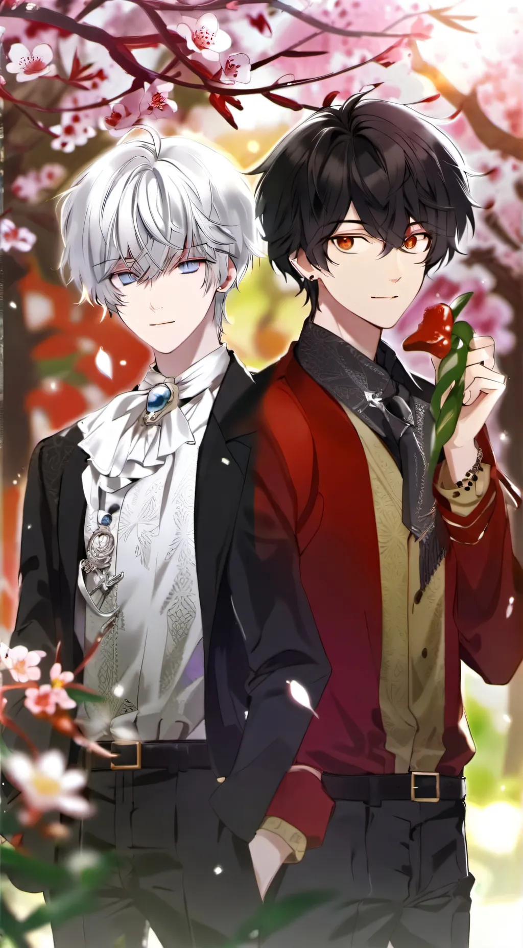 ai character: Michael and Damien background