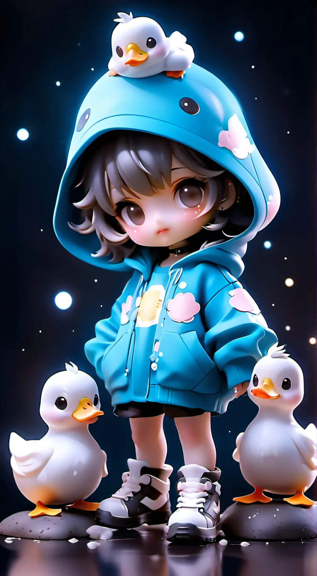 ai character: Leeloo  background