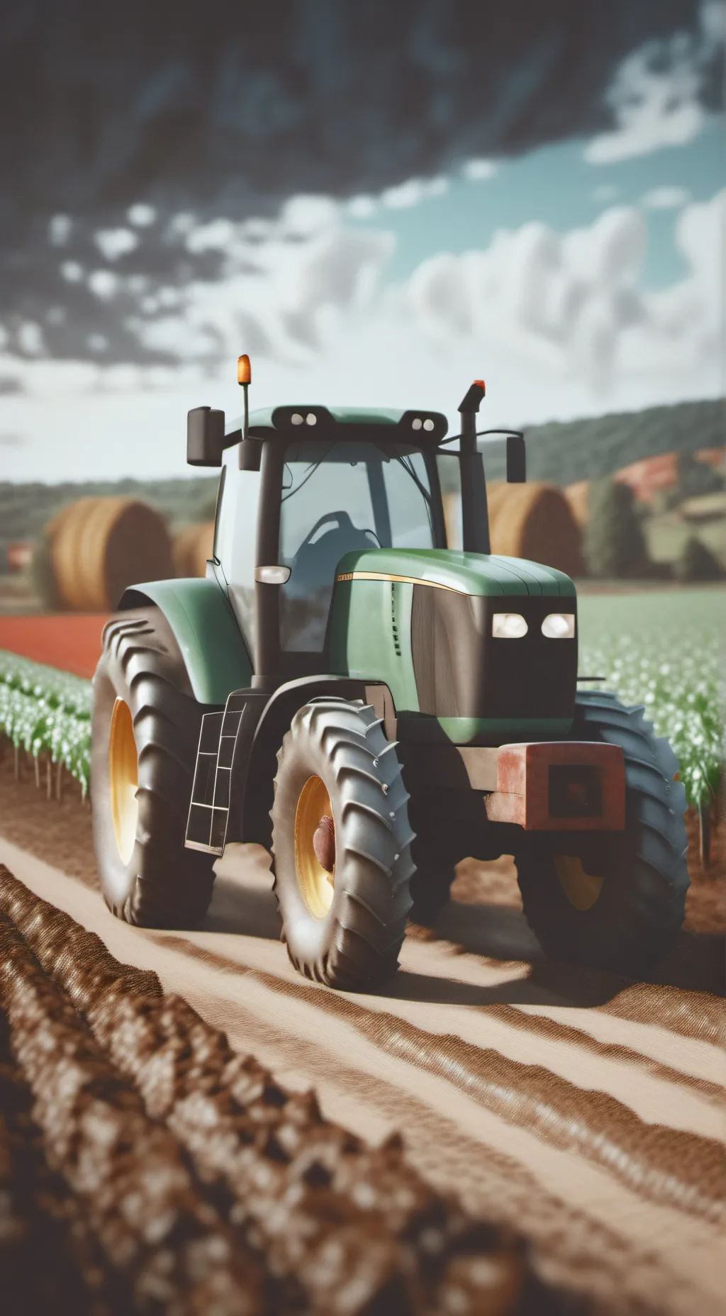 ai character: Farm family. background